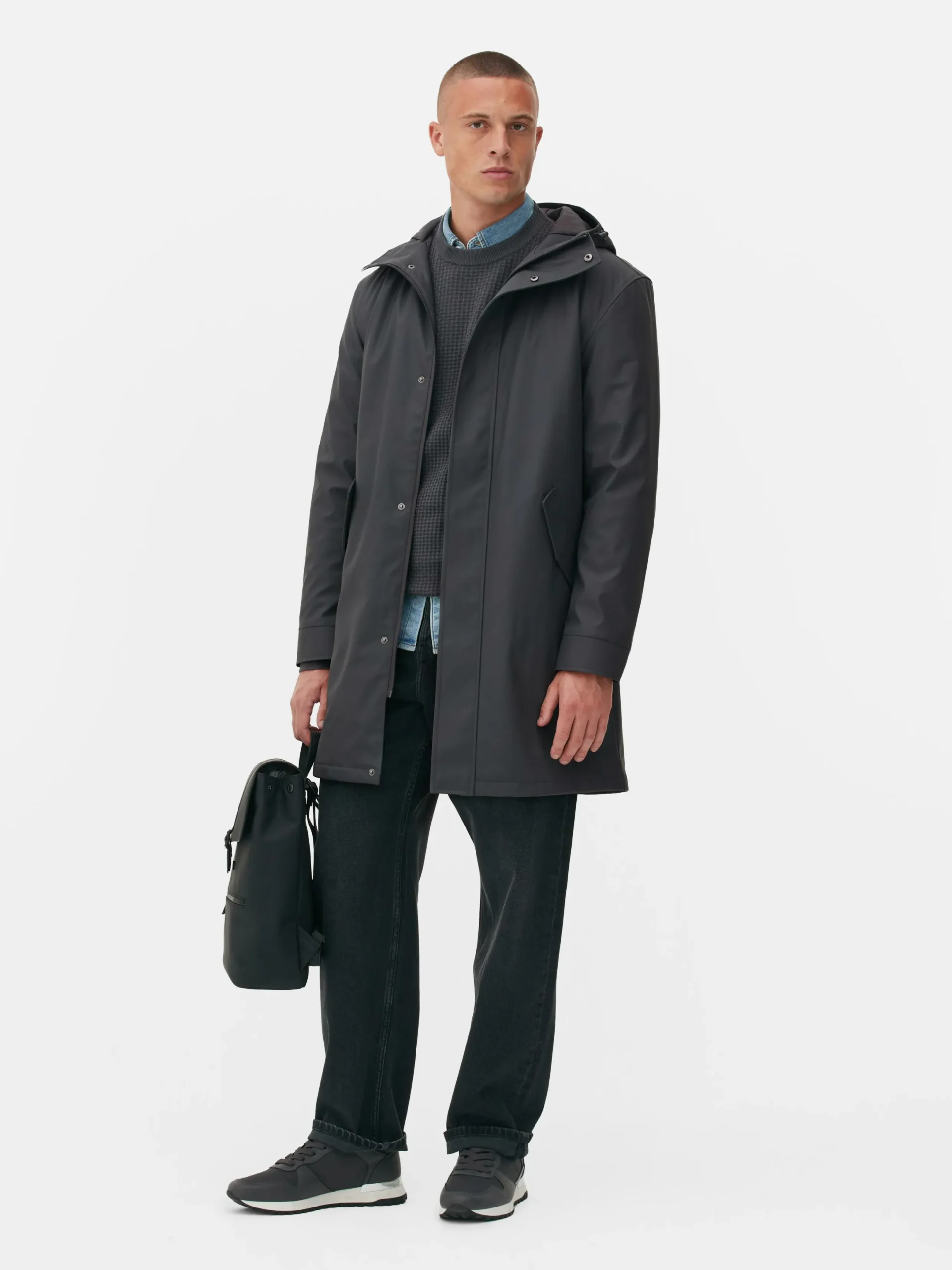 Hombre Primark Abrigos Y Chaquetas|Parka Con Capucha Y Revestimiento De Goma