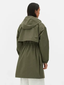 Mujer Primark Abrigos Y Chaquetas|Parka Impermeable Con Cordón De Ajuste