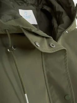 Mujer Primark Abrigos Y Chaquetas|Parka Impermeable Con Cordón De Ajuste