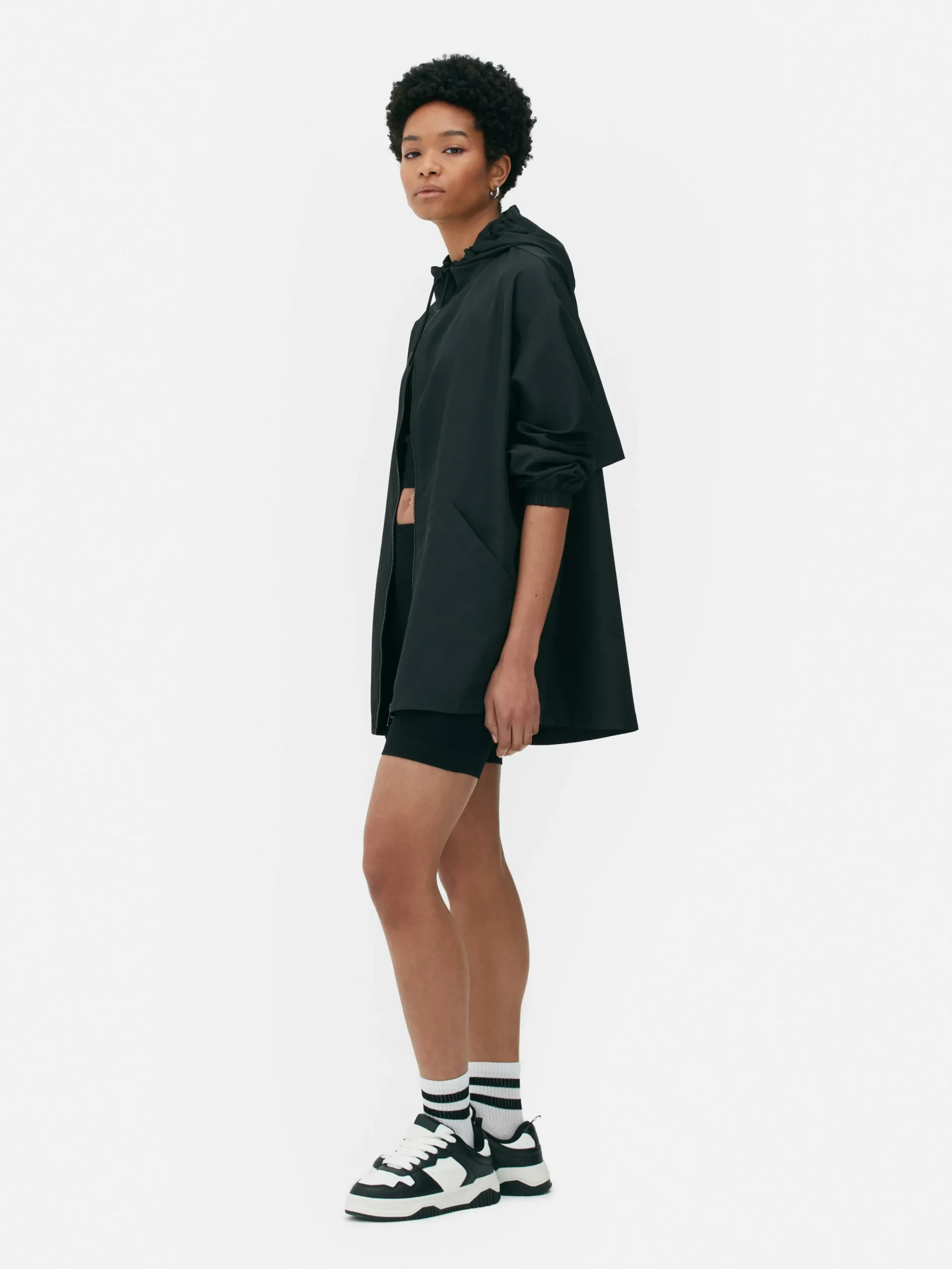 Mujer Primark Abrigos Y Chaquetas|Parka Impermeable Ligera Con Capucha