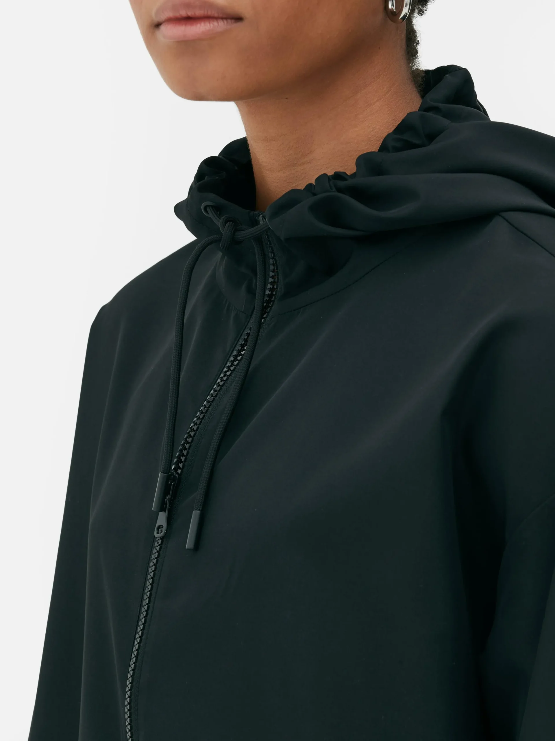 Mujer Primark Abrigos Y Chaquetas|Parka Impermeable Ligera Con Capucha