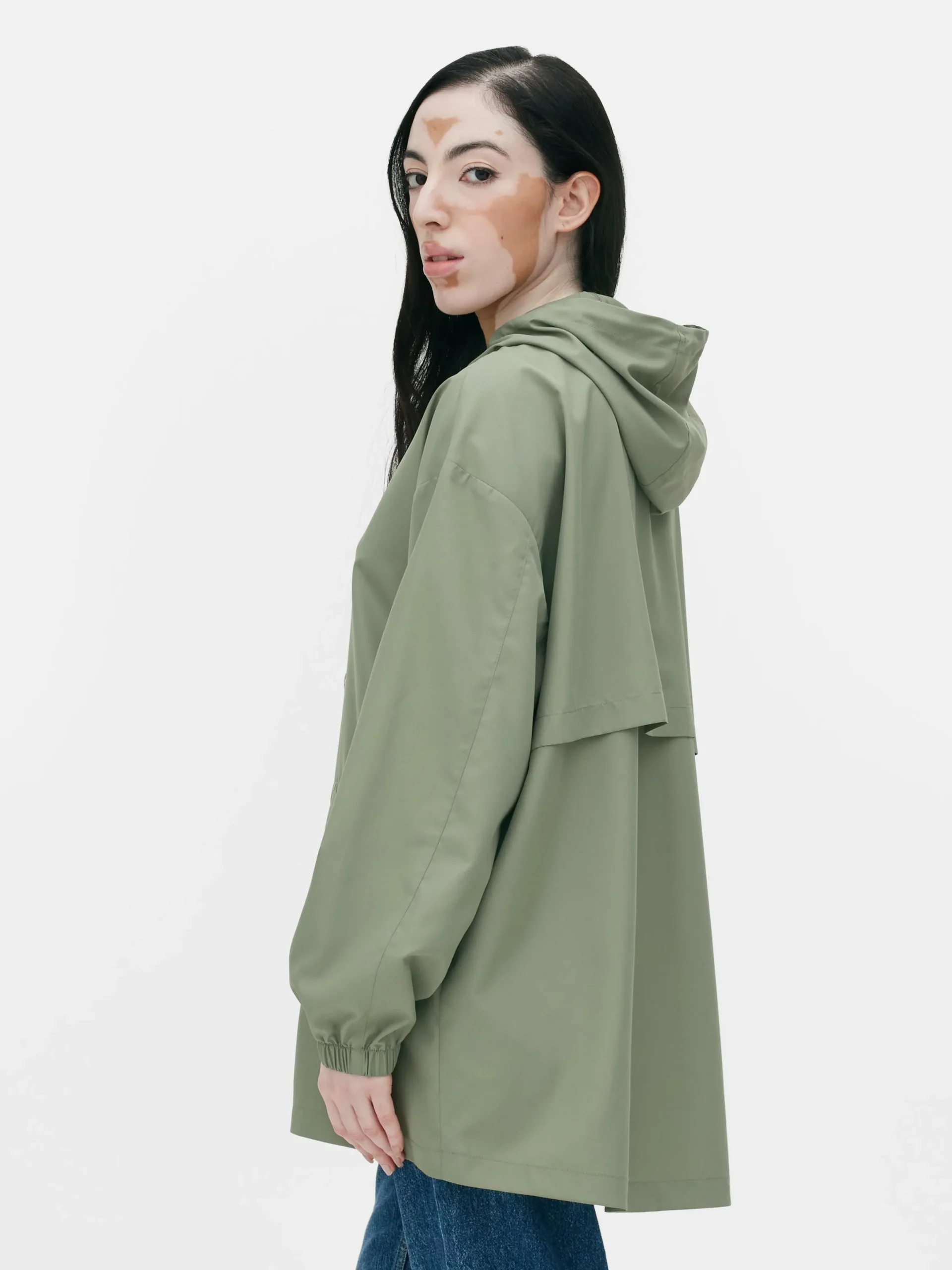 Mujer Primark Abrigos Y Chaquetas|Parka Impermeable Ligera Con Capucha