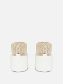 Primark Zapatillas De Estar En Casa|Zapatillas De Estar En Casa|Patucos Con Ovejitas En La Parte Superior