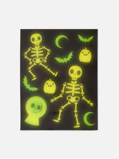 Niños Primark Decoración Y Regalos De Halloween|Manualidades|Pegatinas Fosforescentes De Halloween Para Ventanas