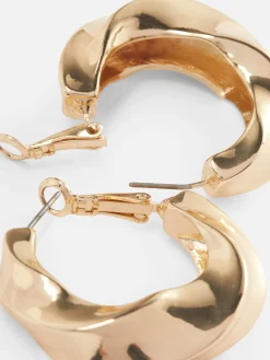 Mujer Primark Bisutería|Pendientes De Aro Curvados