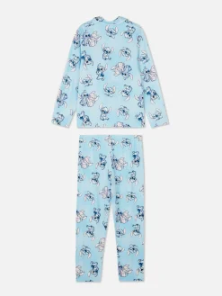 Niños Primark Pijamas Y Ropa Para Dormir|Pijama Con Camisa De Manga Larga De Stitch Y Ángel