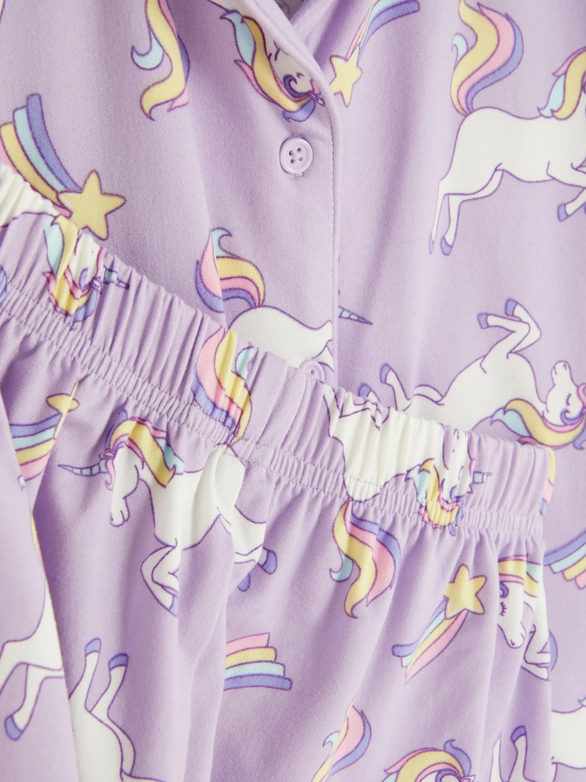 Niños Primark Pijamas Y Ropa Para Dormir|Pijama Con Camisa Y Pantalón Corto De Unicornios