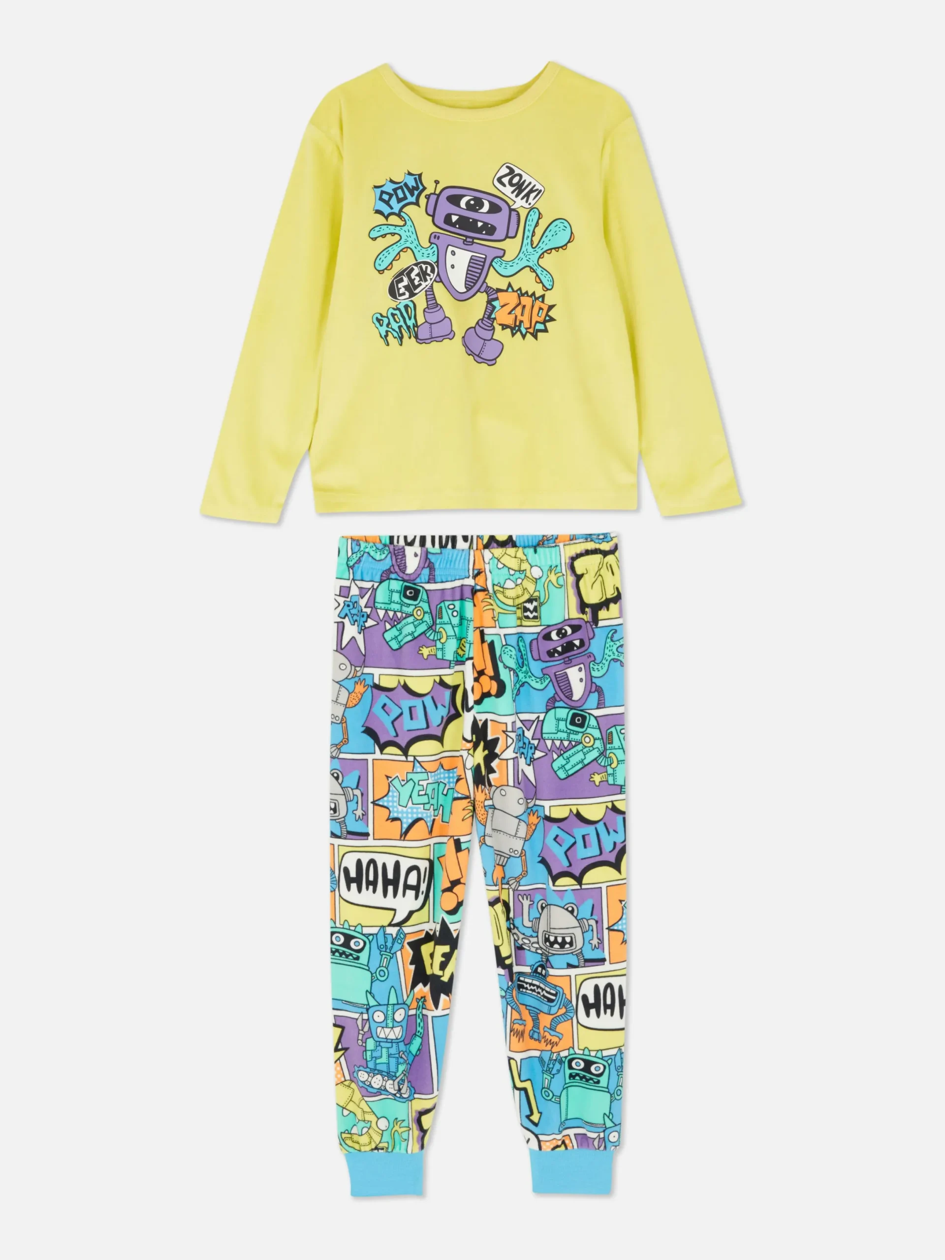 Niños Primark Pijamas Y Ropa Para Dormir|Pijama Con Estampado De Robots