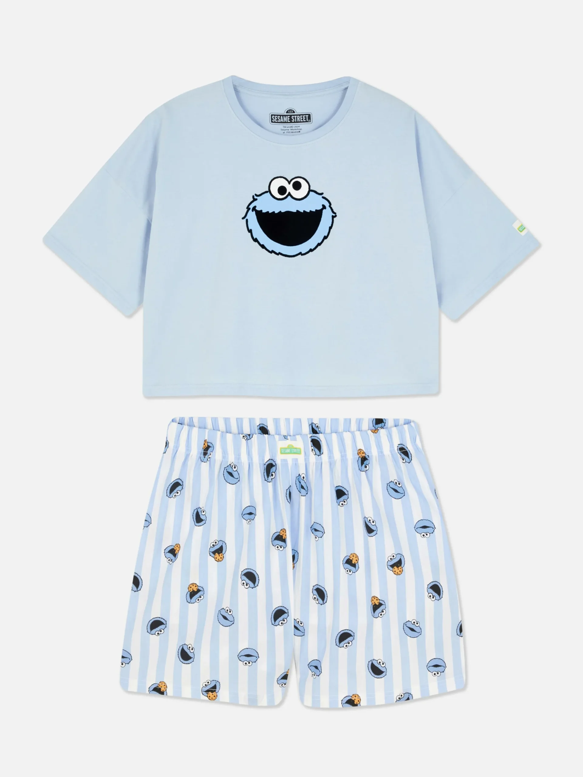 Mujer Primark Sets De Pijamas|Pijama Corto De Barrio Sésamo