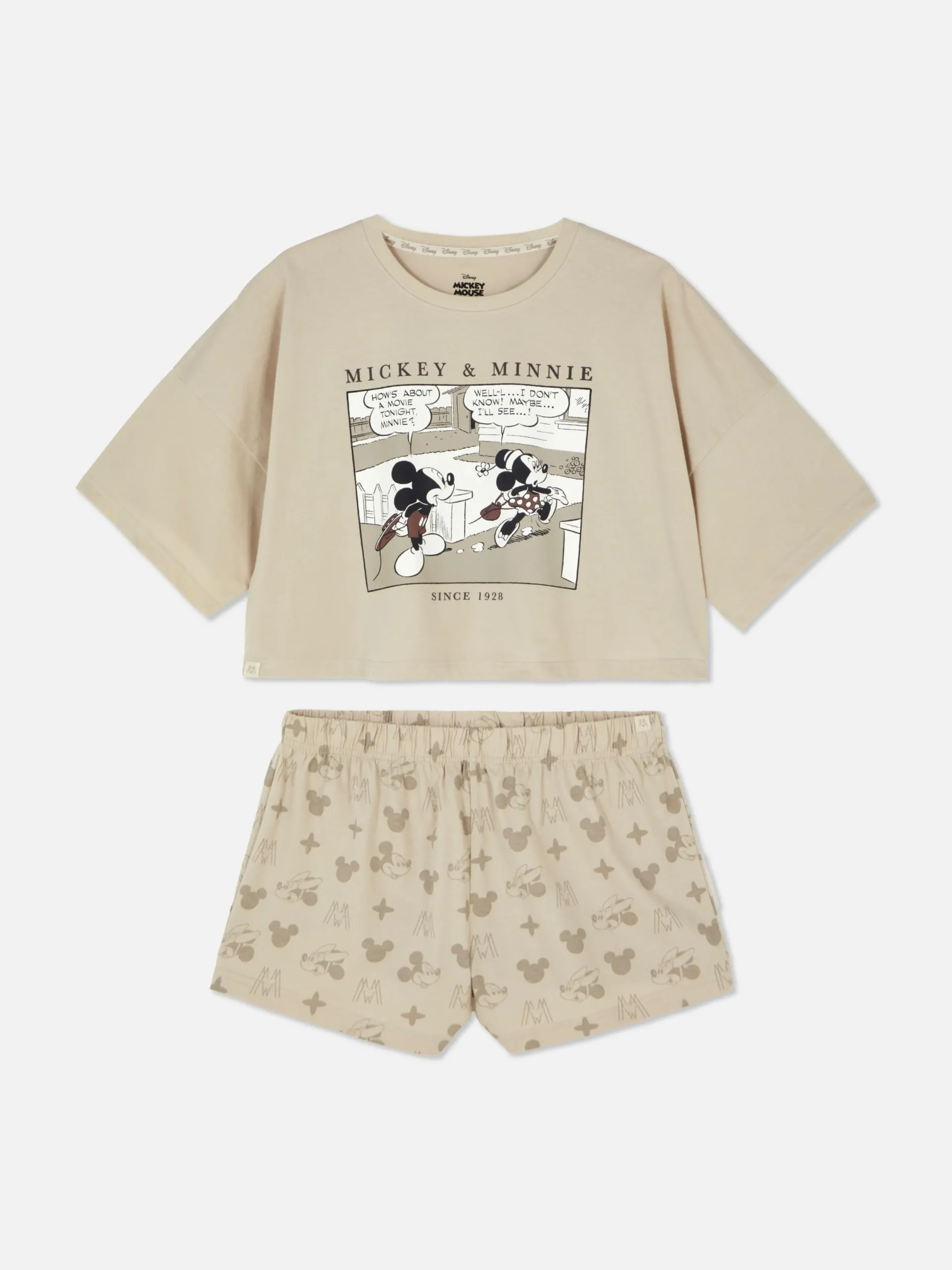 Mujer Primark Sets De Pijamas|Pijama Corto De Mickey Mouse De Disney