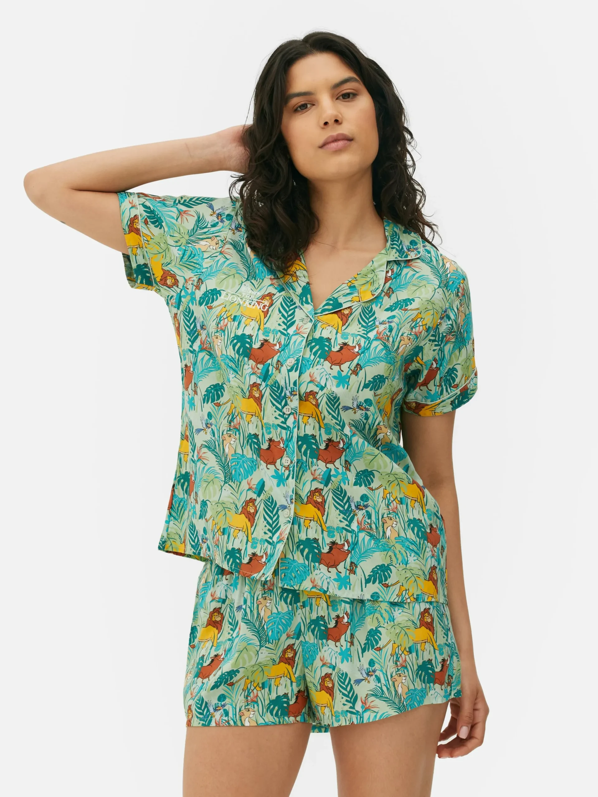 Mujer Primark Sets De Pijamas|Pijama Corto De Punto De El Rey León De Disney