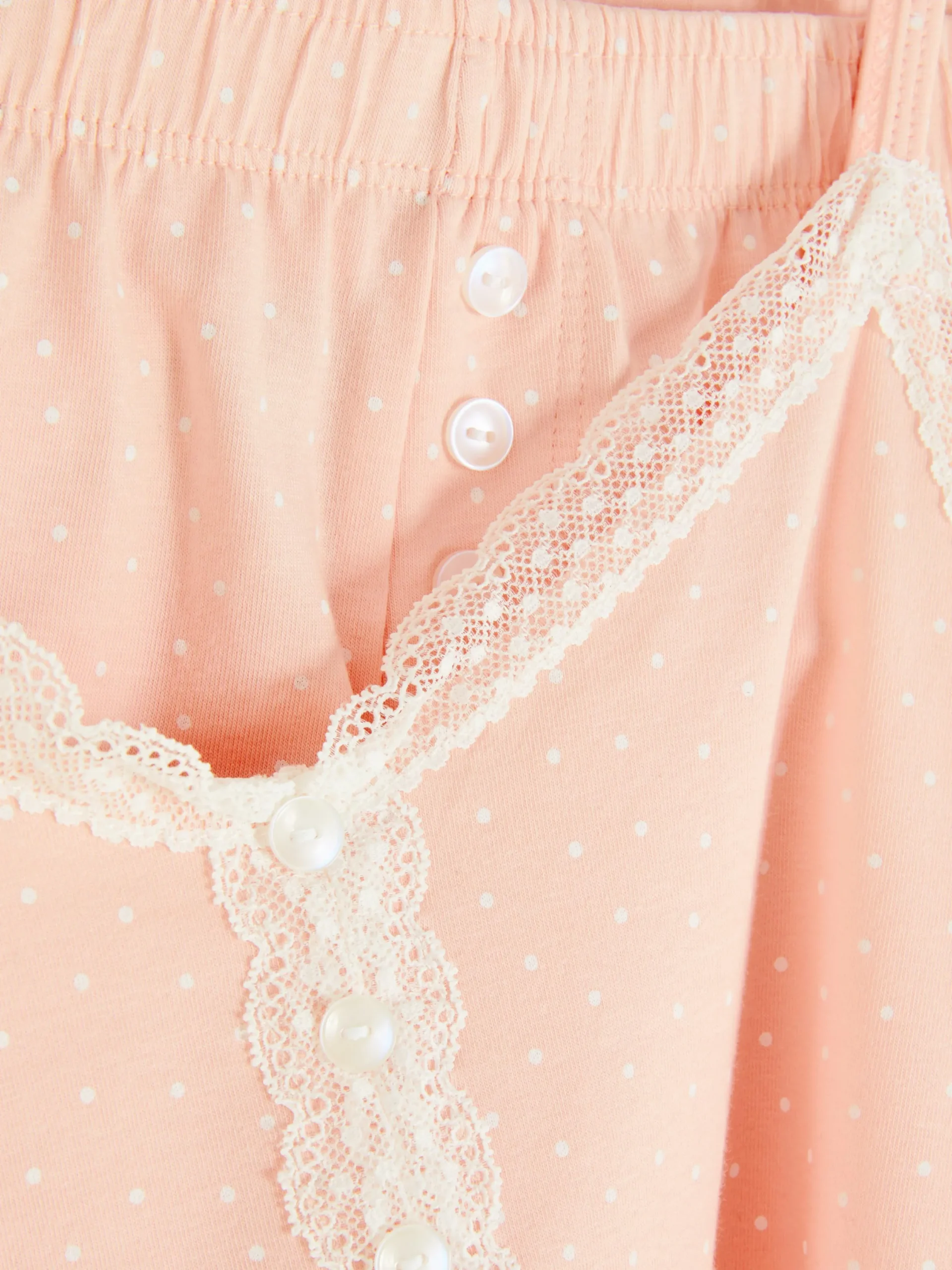 Mujer Primark Sets De Pijamas|Pijama Corto De Tirantes Con Ribetes De Encaje