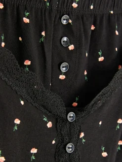 Mujer Primark Sets De Pijamas|Pijama Corto De Tirantes Con Ribetes De Encaje