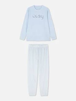 Mujer Primark Sets De Pijamas|Pijama De Manga Larga Con Mensaje