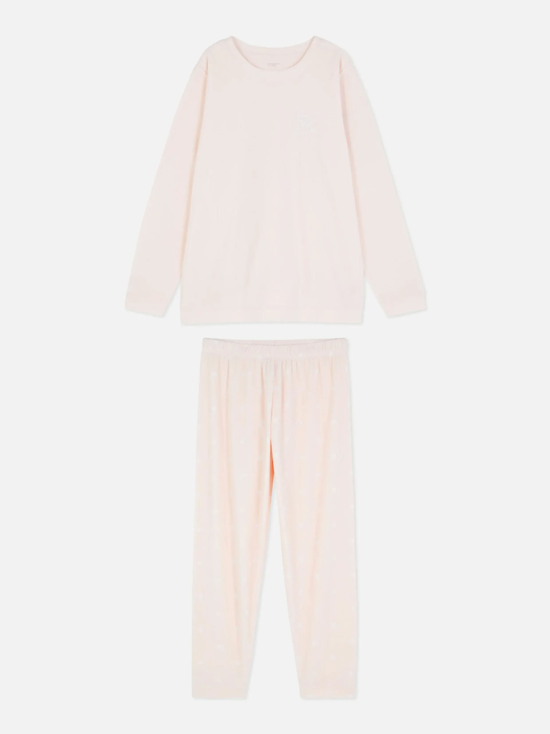 Mujer Primark Sets De Pijamas|Pijama De Manga Larga De Microfelpa