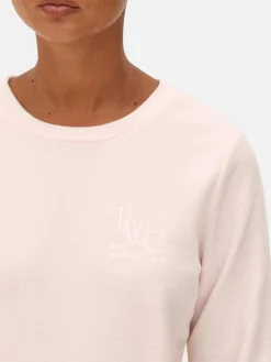 Mujer Primark Sets De Pijamas|Pijama De Manga Larga De Microfelpa