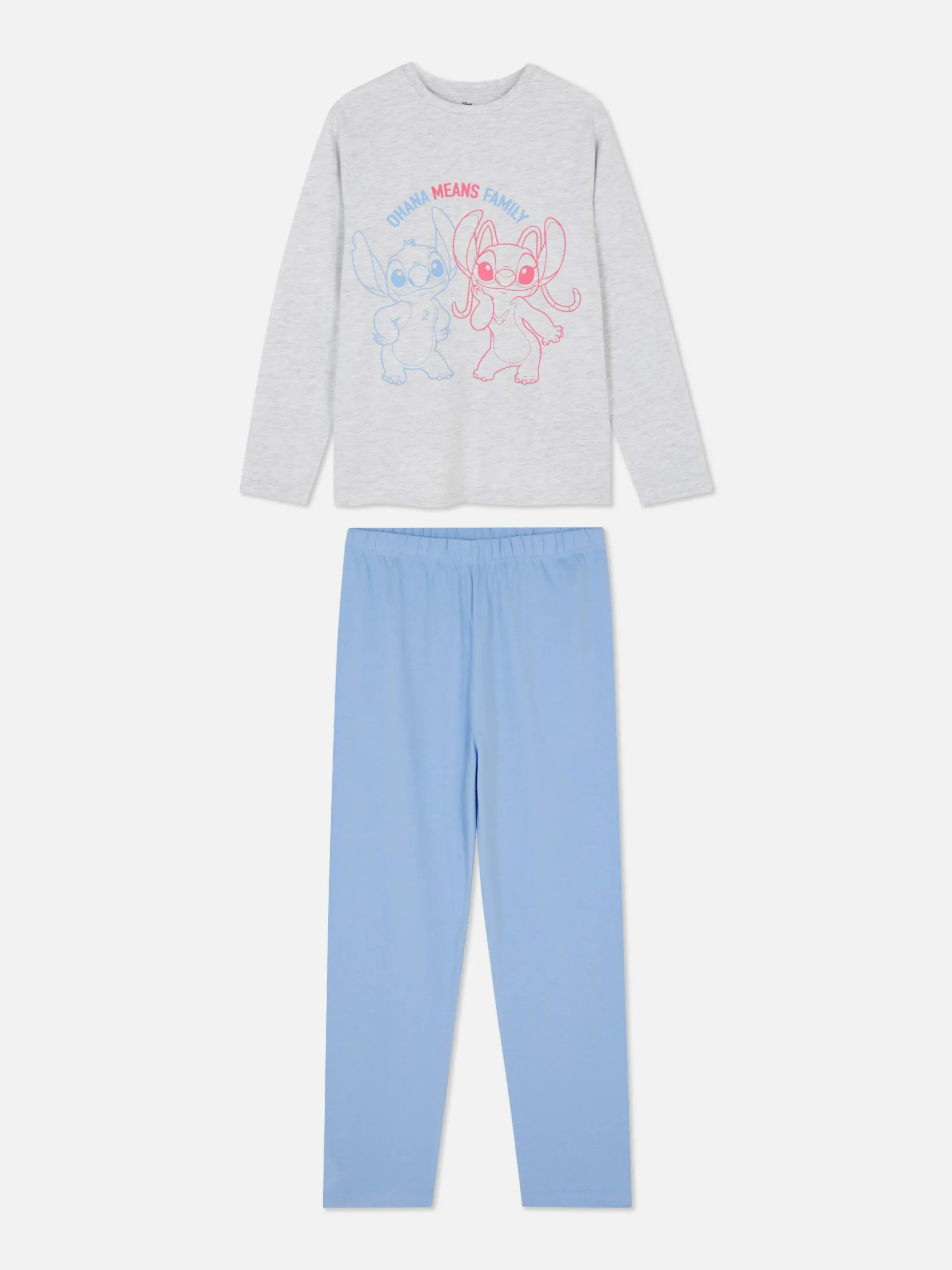 Niños Primark Pijamas Y Ropa Para Dormir|Pijama De Manga Larga De Stitch De Disney