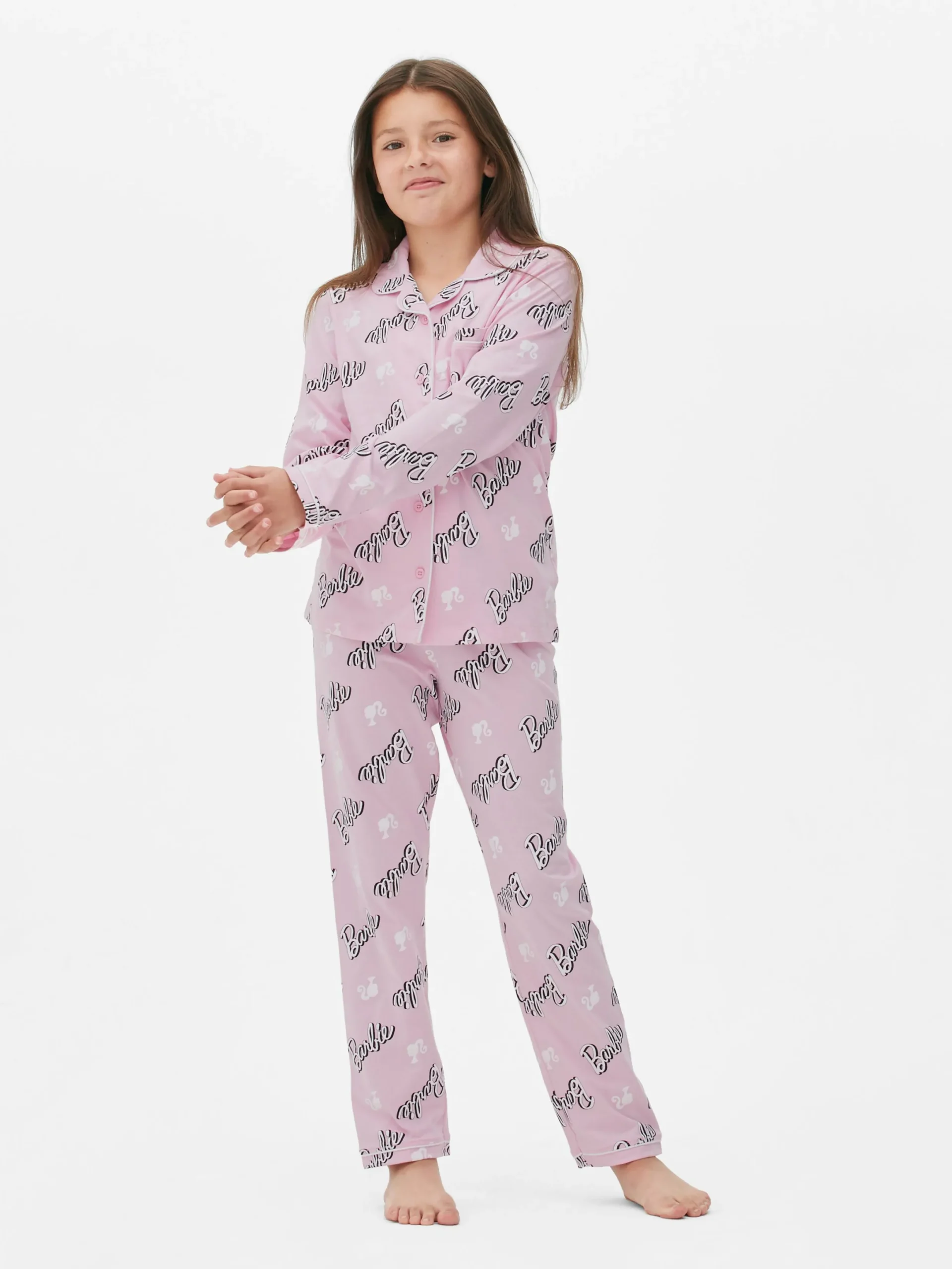 Niños Primark Pijamas Y Ropa Para Dormir|Pijama De Manga Larga De Barbie