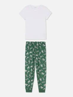 Mujer Primark Sets De Pijamas|Pijama De Punto De Manga Corta Estampado