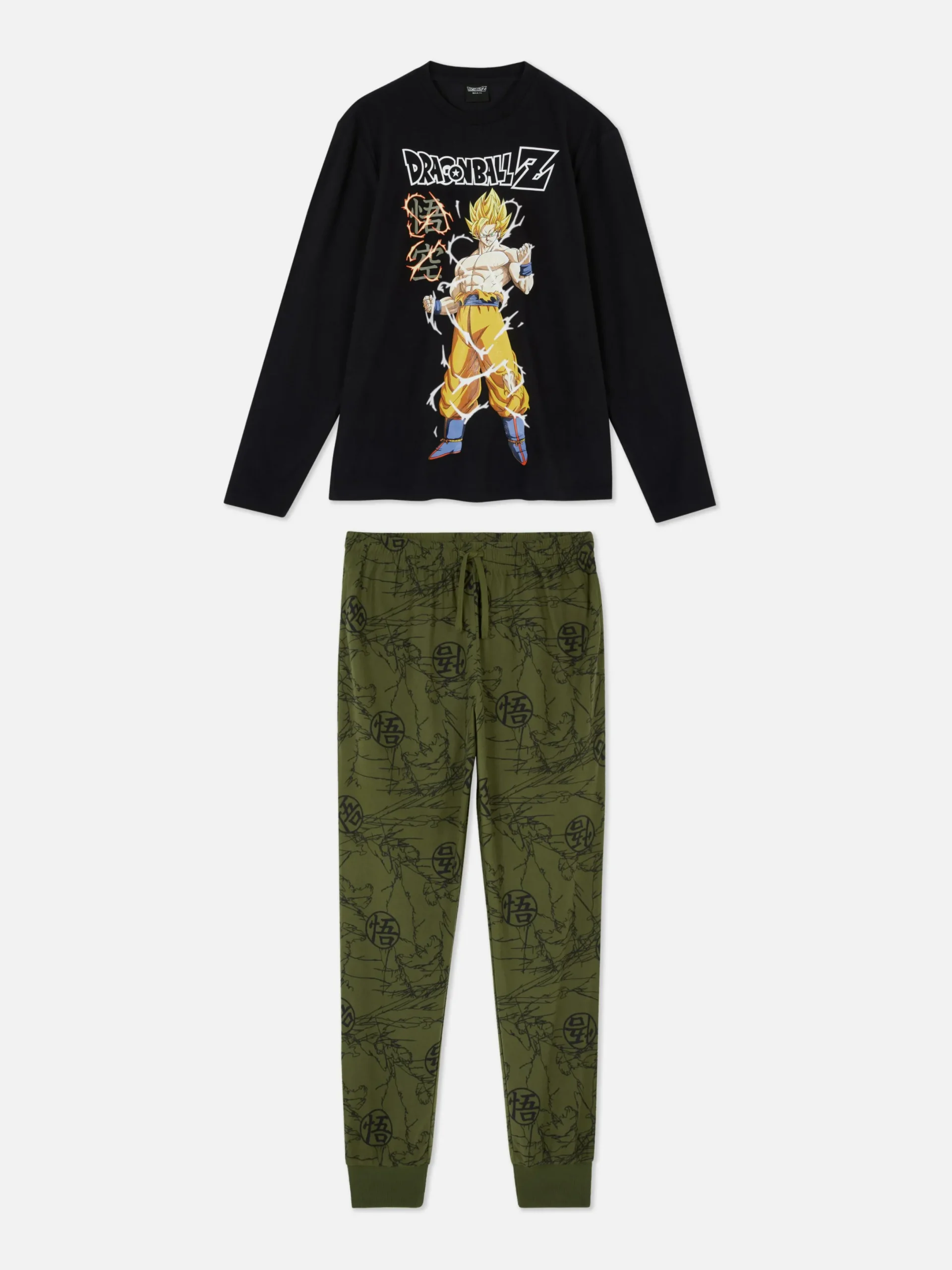 Hombre Primark Pijama|Pijama De Super Saiyan Goku De Dragon Ball Z