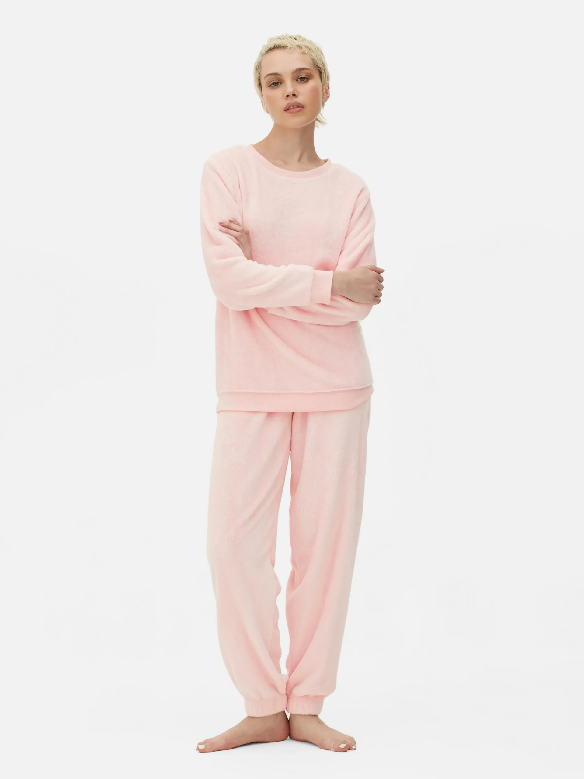 Mujer Primark Sets De Pijamas|Pijama De Tejido Polar De Manga Larga