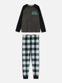 Niños Primark Pijamas Y Ropa Para Dormir|Pijama De Velvetón A Cuadros