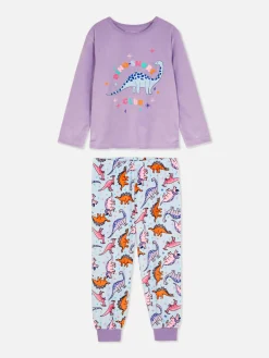 Niños Primark Pijamas Y Ropa Para Dormir|Pijama De Velvetón Con Dinosaurio