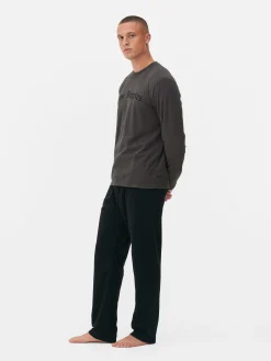 Hombre Primark Pijama|Pijama Largo Con Estampado «Los Angeles»