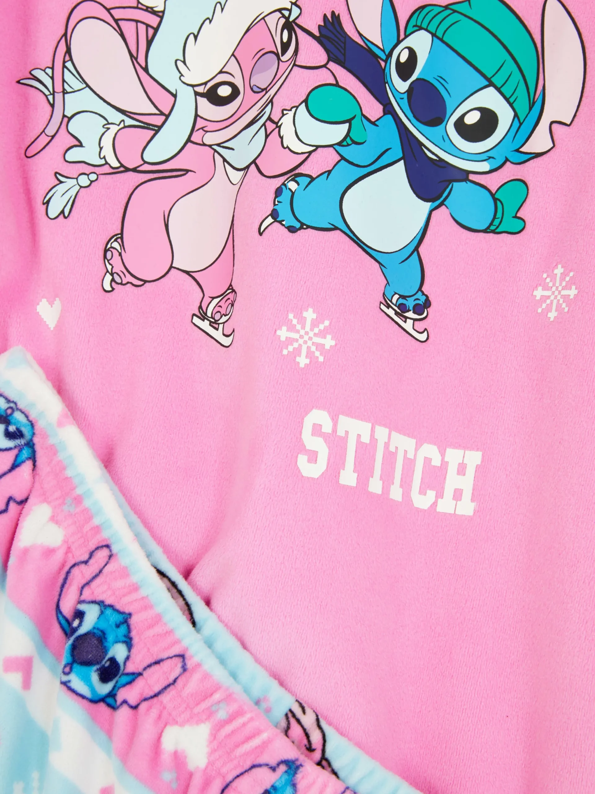 Niños Primark Pijamas Y Ropa Para Dormir|Pijama Largo Con Grecas Alpinas De Stitch De Disney