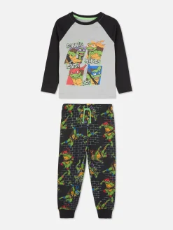 Niños Primark Pijamas Y Ropa Para Dormir|Pijama Largo De Las Tortugas Ninja