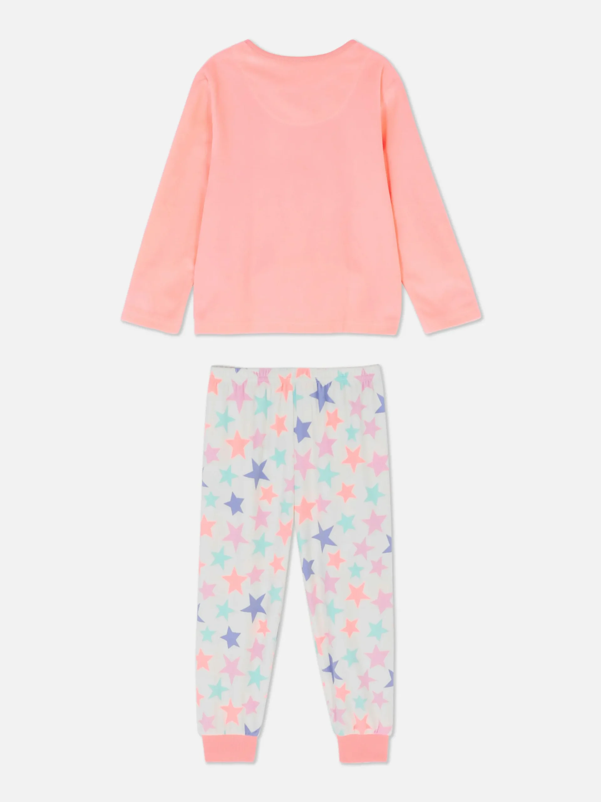 Niños Primark Pijamas Y Ropa Para Dormir|Pijama Largo De Velvetón Con Arcoíris