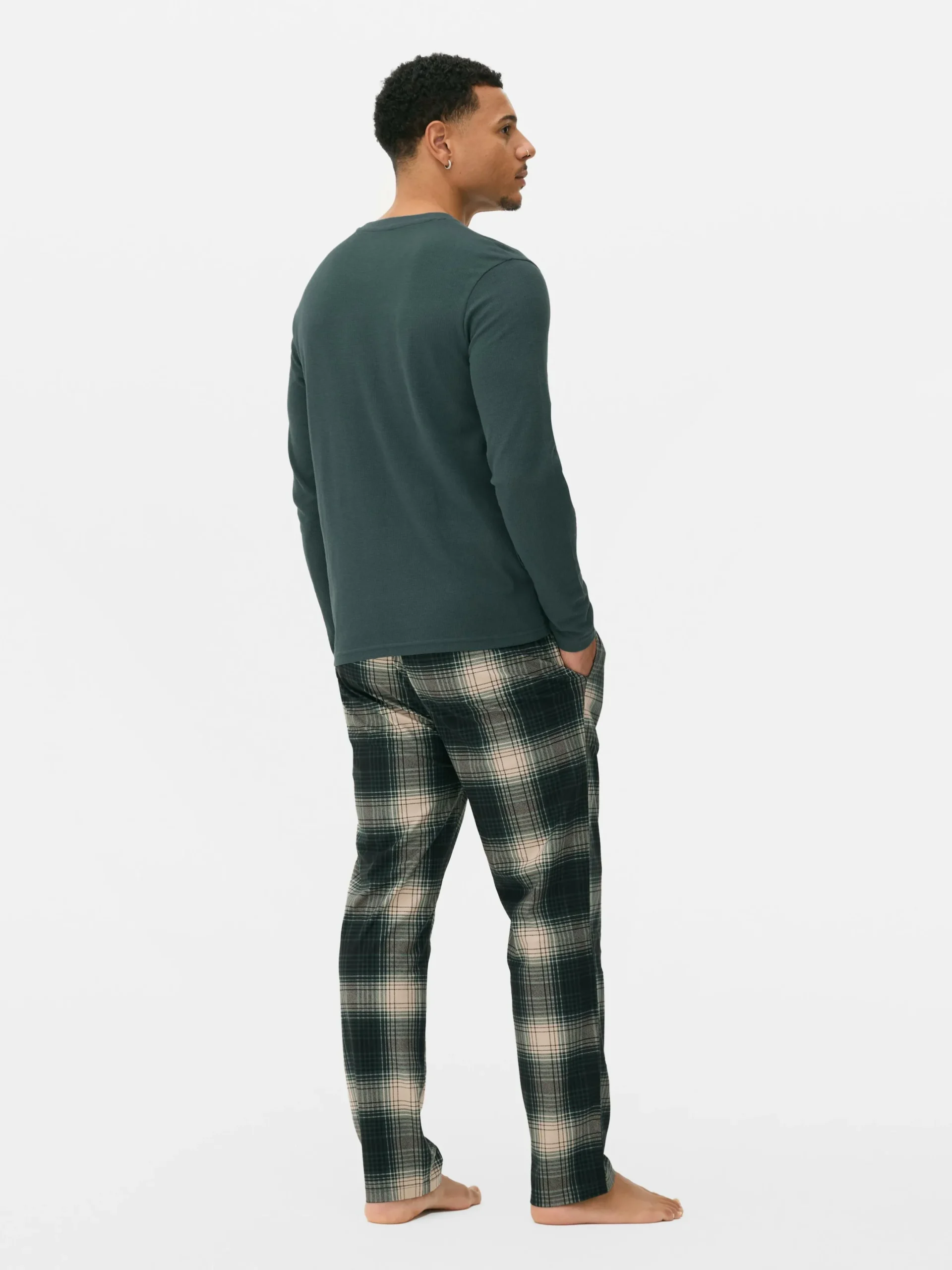 Hombre Primark Pijama|Pijama Largo Extrasuave