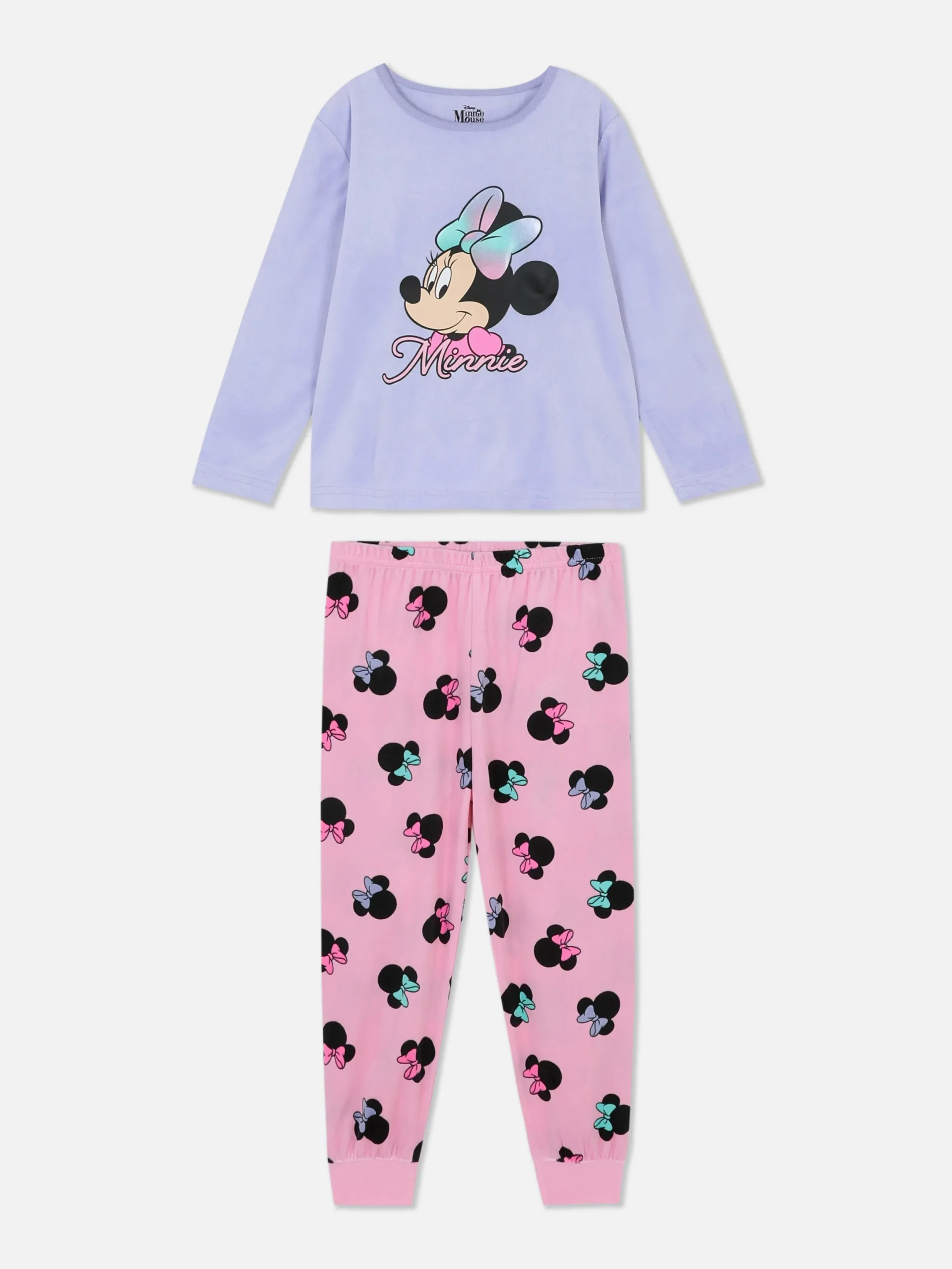Niños Primark Pijamas Y Ropa Para Dormir|Pijama Largo Y Cómodo De Minnie Mouse De Disney