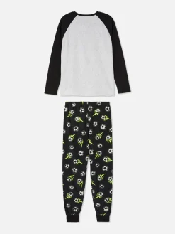 Niños Primark Pijamas Y Ropa Para Dormir|Pijama Polar Con Motivos De Fútbol