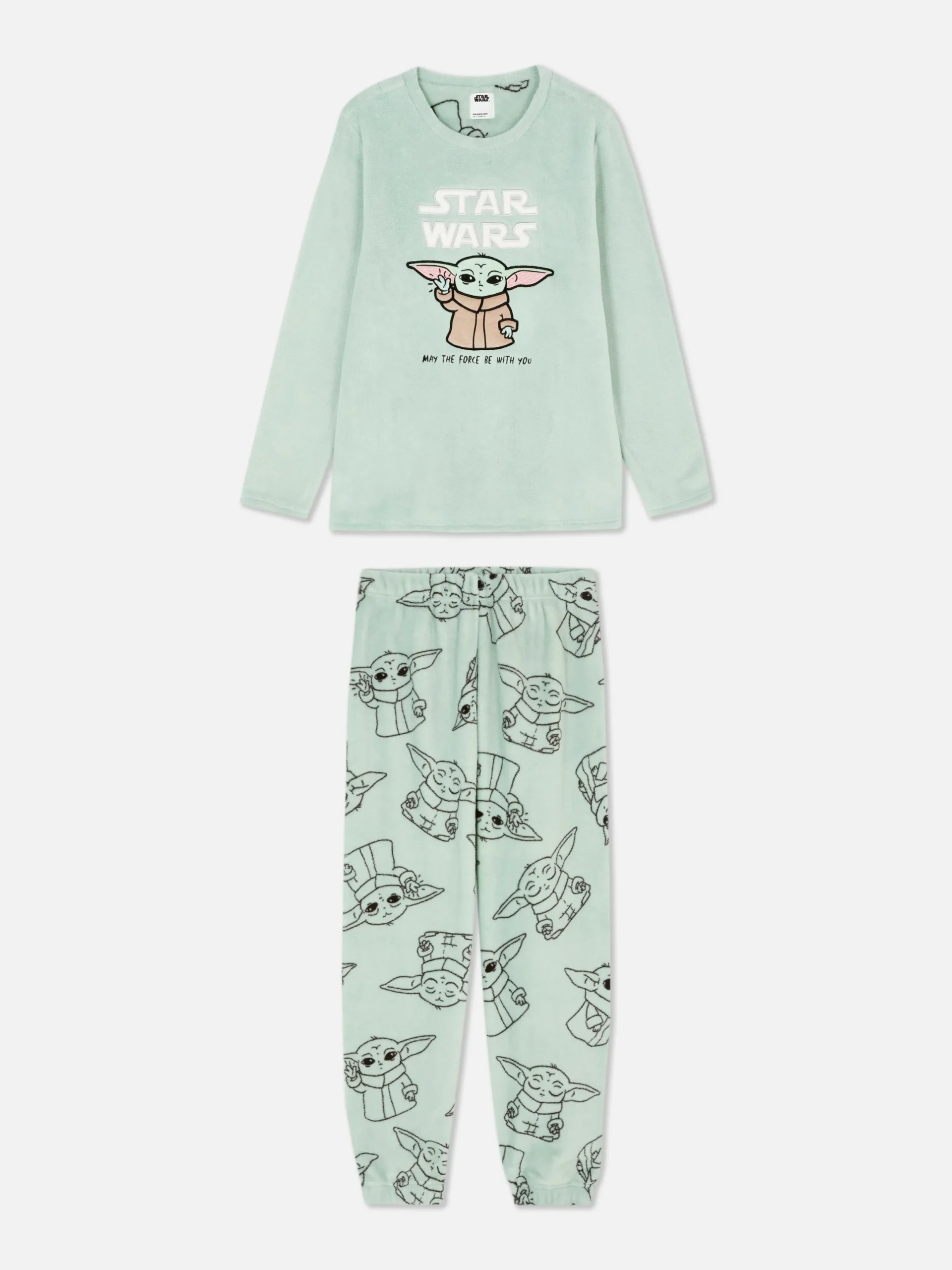 Mujer Primark Sets De Pijamas|Pijama Polar De Baby Yoda De Star Wars