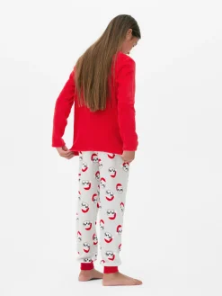 Niños Primark Pijamas Y Ropa Para Dormir|Pijama Polar Navideño Con Estampado De Perezoso