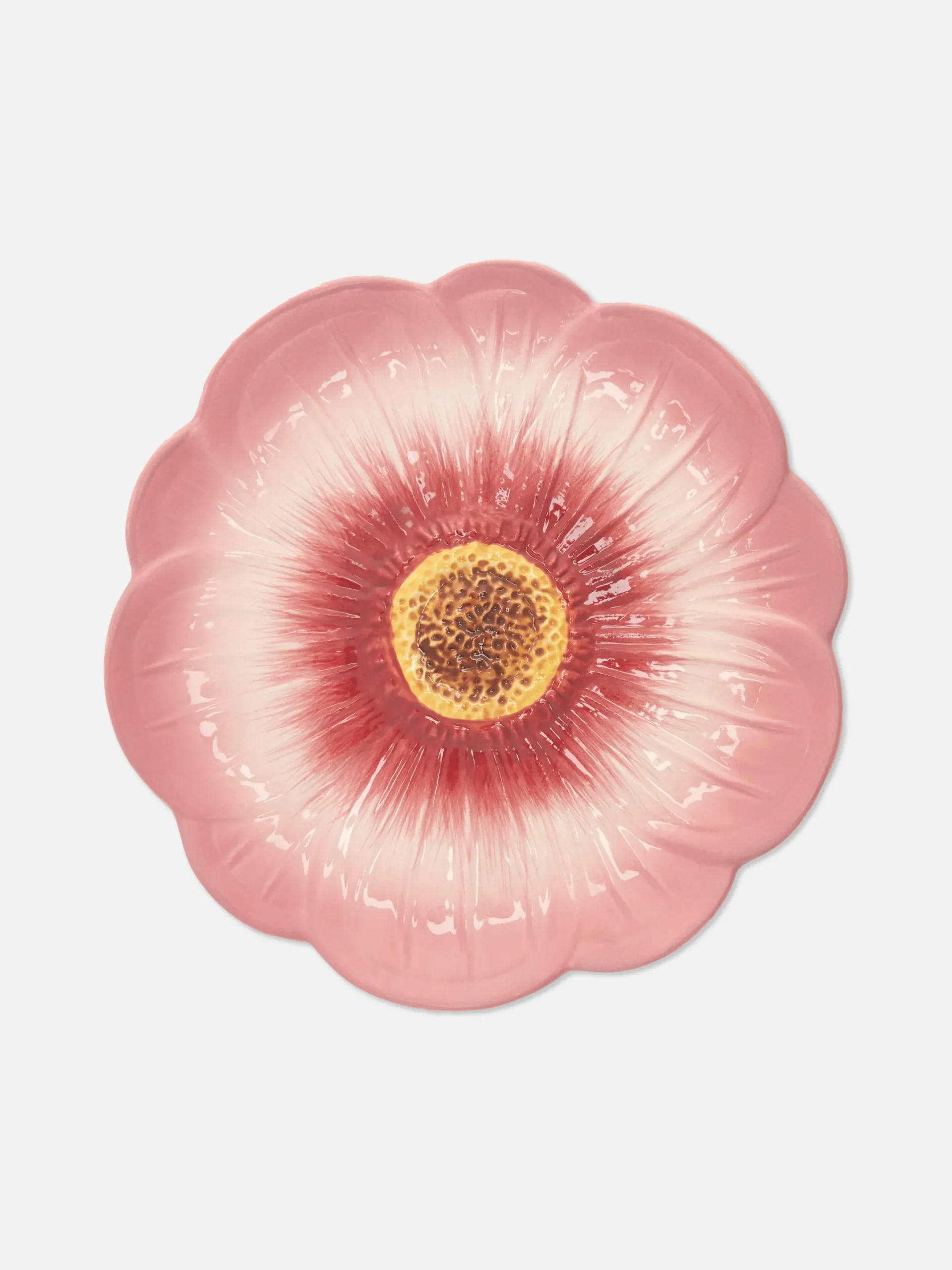 Primark Menaje|Platos, Fuentes Y Boles|Plato Auxiliar Con Textura Y Forma De Flor