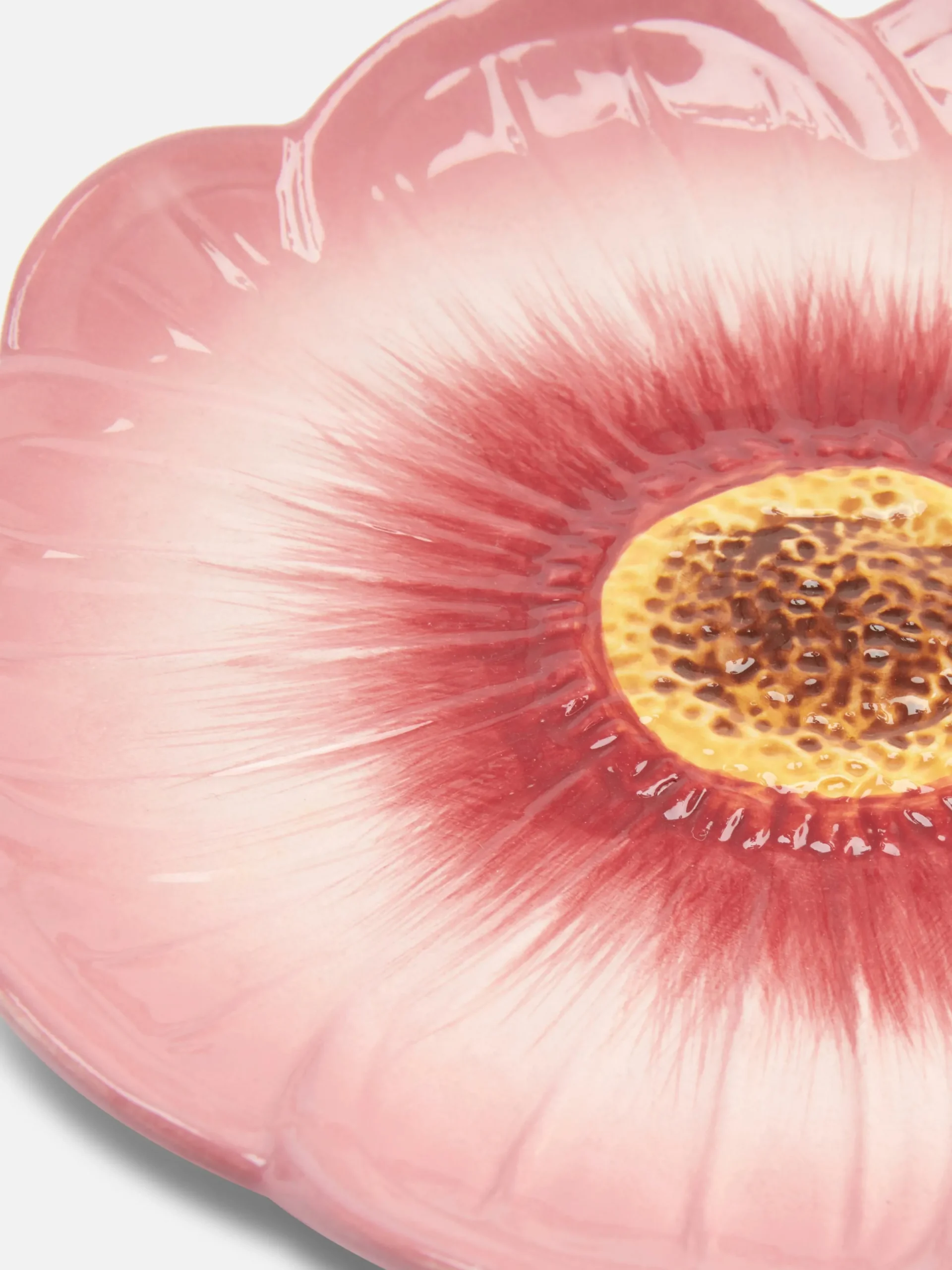 Primark Menaje|Platos, Fuentes Y Boles|Plato Auxiliar Con Textura Y Forma De Flor