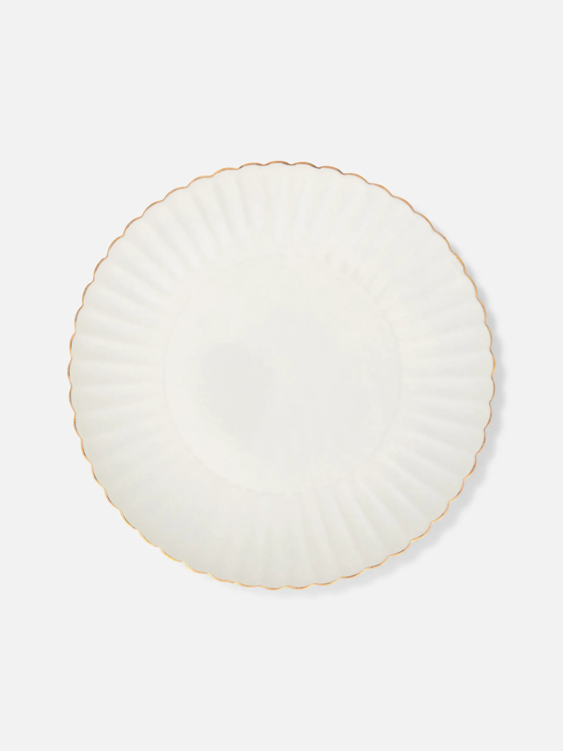 Primark Platos, Fuentes Y Boles|Menaje|Plato Llano Festoneado Con Ribete Dorado