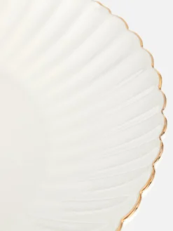 Primark Platos, Fuentes Y Boles|Menaje|Plato Llano Festoneado Con Ribete Dorado