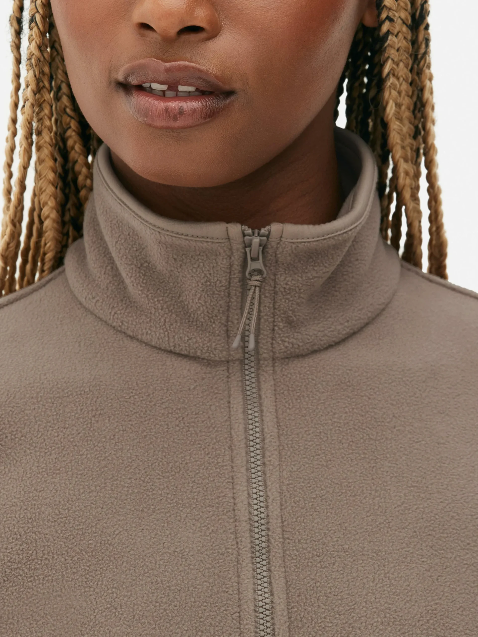 Mujer Primark Jerseys Y Cárdigans|Polar Con Media Cremallera