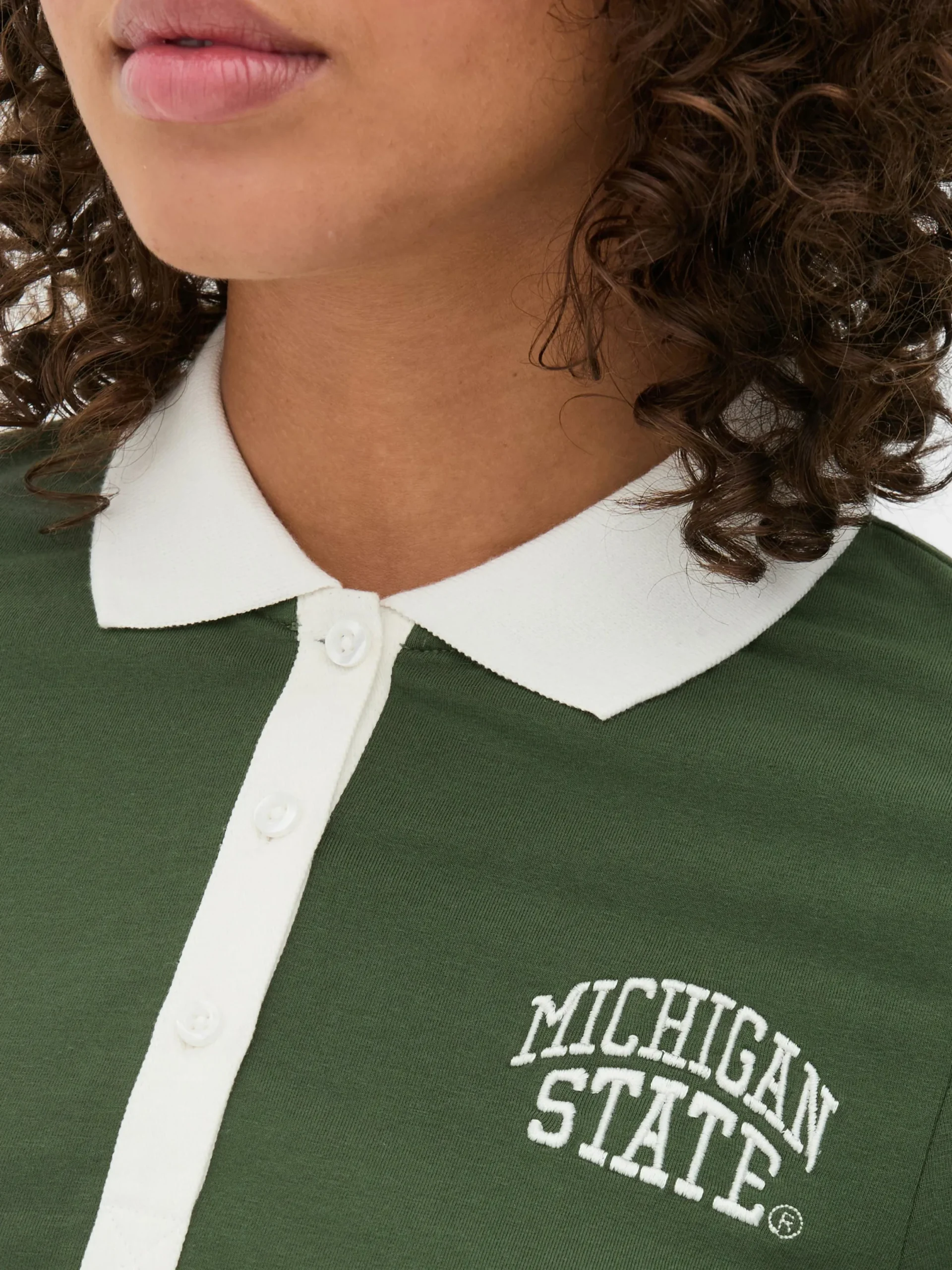 Mujer Primark Tops Y Camisetas|Polo Corto Michigan State