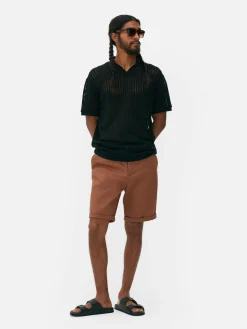 Hombre Primark Tops Y Camisetas|Polo De Crochet Calado