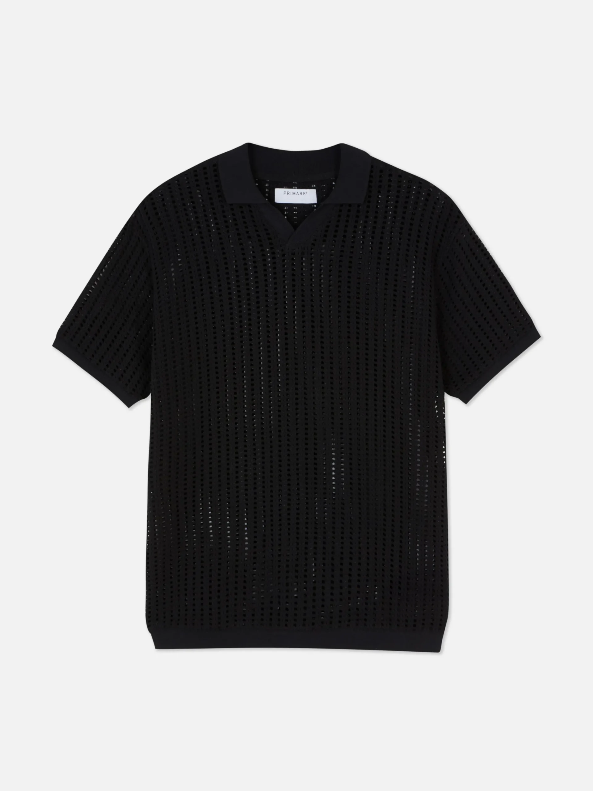 Hombre Primark Tops Y Camisetas|Polo De Crochet Calado