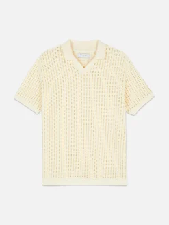 Hombre Primark Tops Y Camisetas|Polo De Crochet Calado