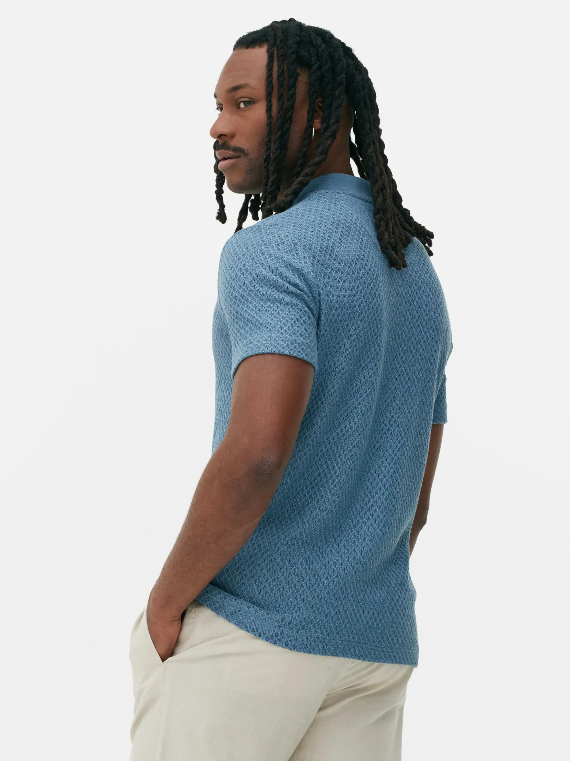 Hombre Primark Tops Y Camisetas|Polo De Punto Con Textura De Kem