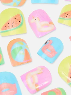 Primark Uñas Postizas|PS... Miniuñas Postizas Con Estampado Gráfico De PS...