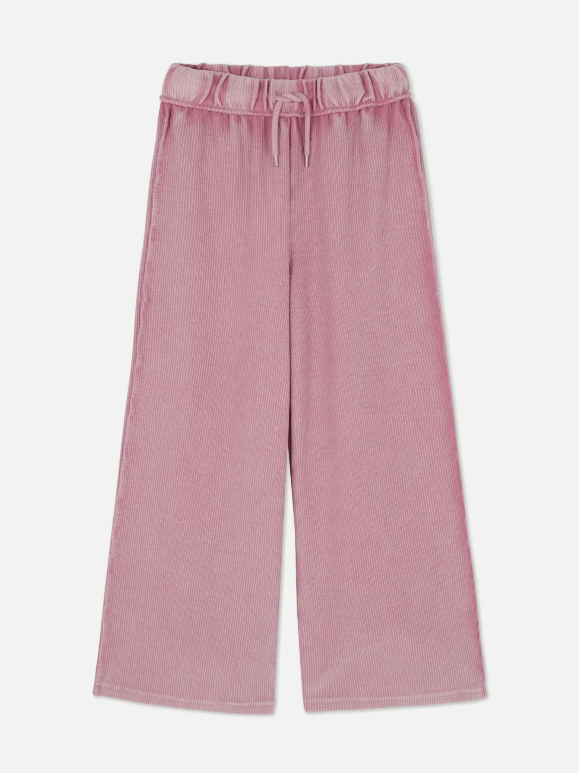 Niños Primark Pantalones De Chándal|Ribbed Wide Leg Joggers