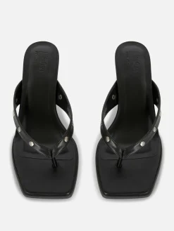 Mujer Primark Tacones|Sandalias De Piel Sintética Con Tachuelas Rita Ora