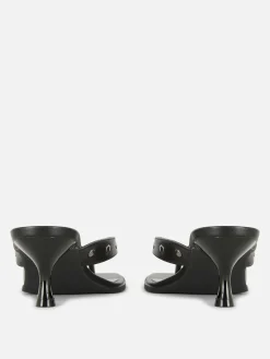 Mujer Primark Tacones|Sandalias De Piel Sintética Con Tachuelas Rita Ora